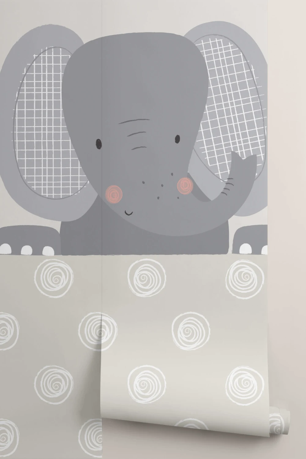 Mural Papel Pintado el Elefante Cu-cu Ellie