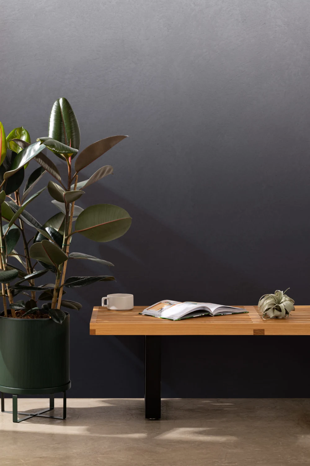 Black Ombre Wallpaper Mural