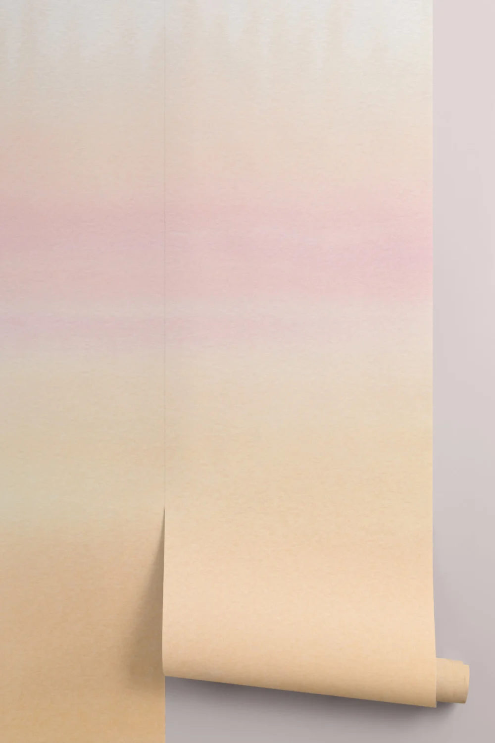 Sunset Tones Ombre Watercolor Wallpaper Mural