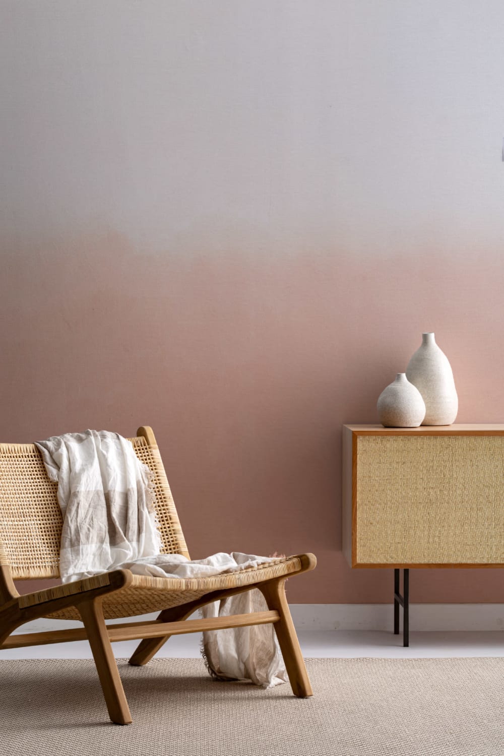 Mural de papel de parede Natural Avocado Dip Dye
