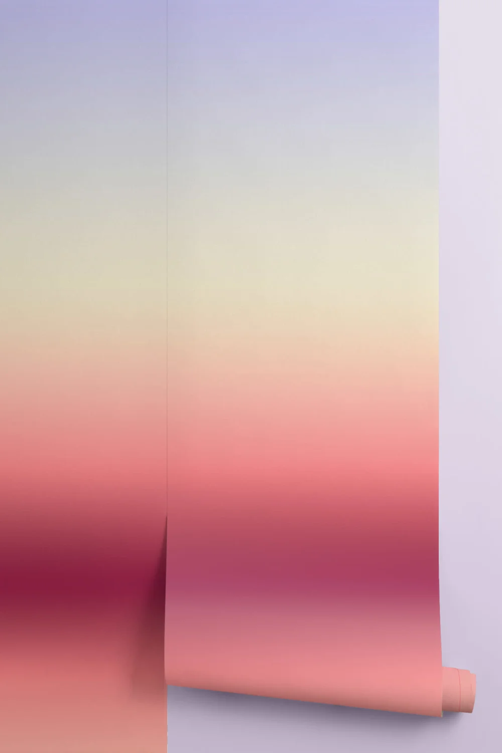 Multicolor Ombre Futuristic Horizon Wall Mural