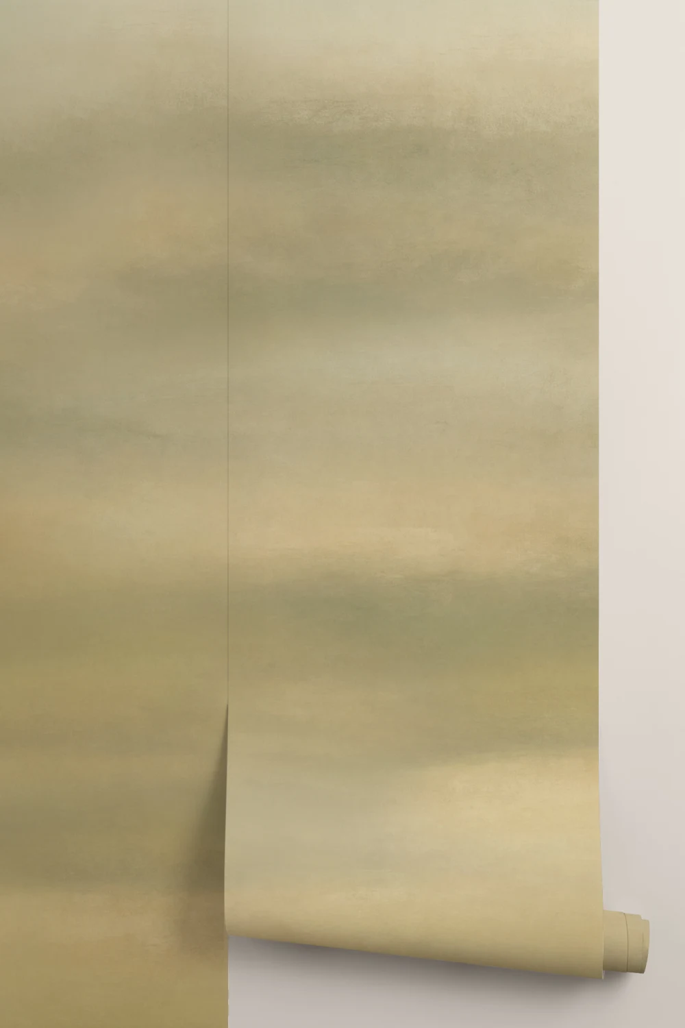 Myk grønn minimalistisk natur gradient fototapet
