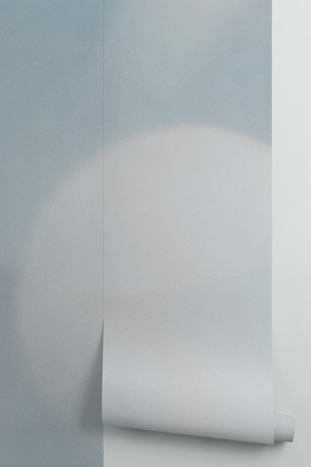Design abstrait apaisant d’orbites bleues papier peint panoramique