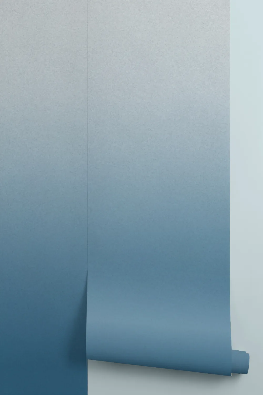 Blue Gradient Ombre Modern Art Mural
