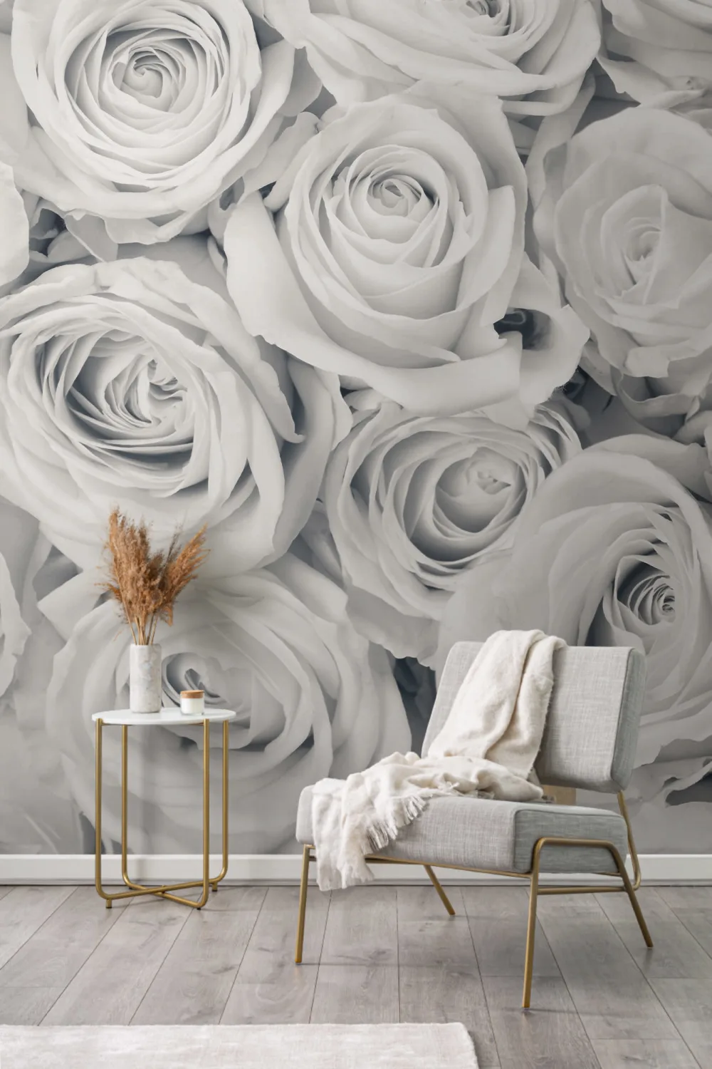 Rose Mist Wallpaper Mural