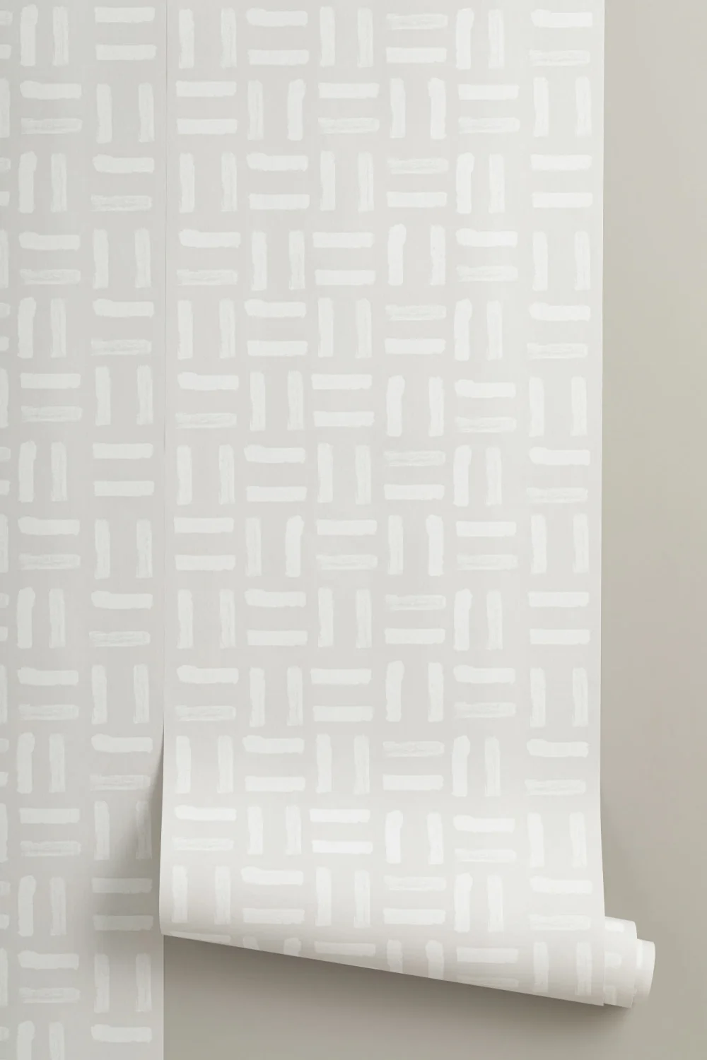 Modern Printed Lines Repeat Pattern Wallpaper