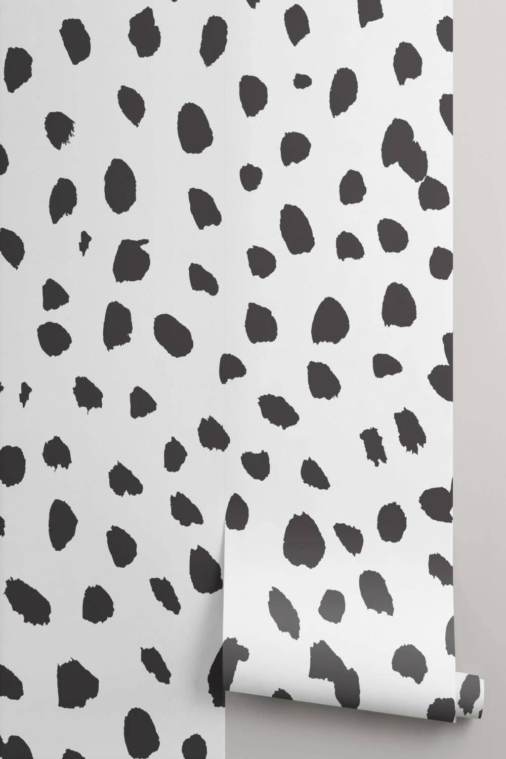 Black & White Dalmatian Print Wallpaper Mural