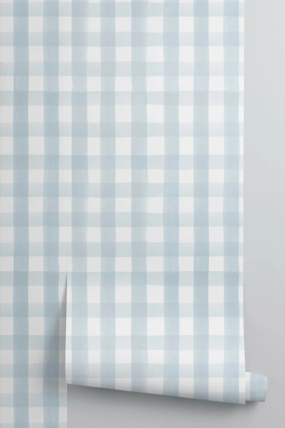 Blå Gingham Bakgrunn