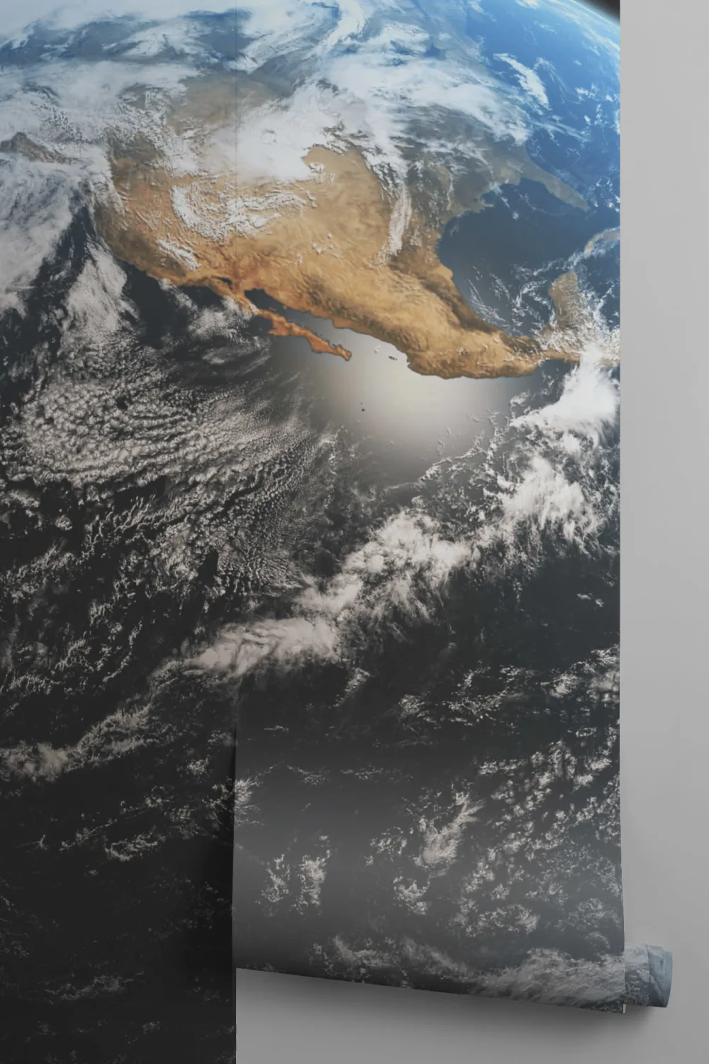 Papier Peint Panoramique Terre dans l’Espace