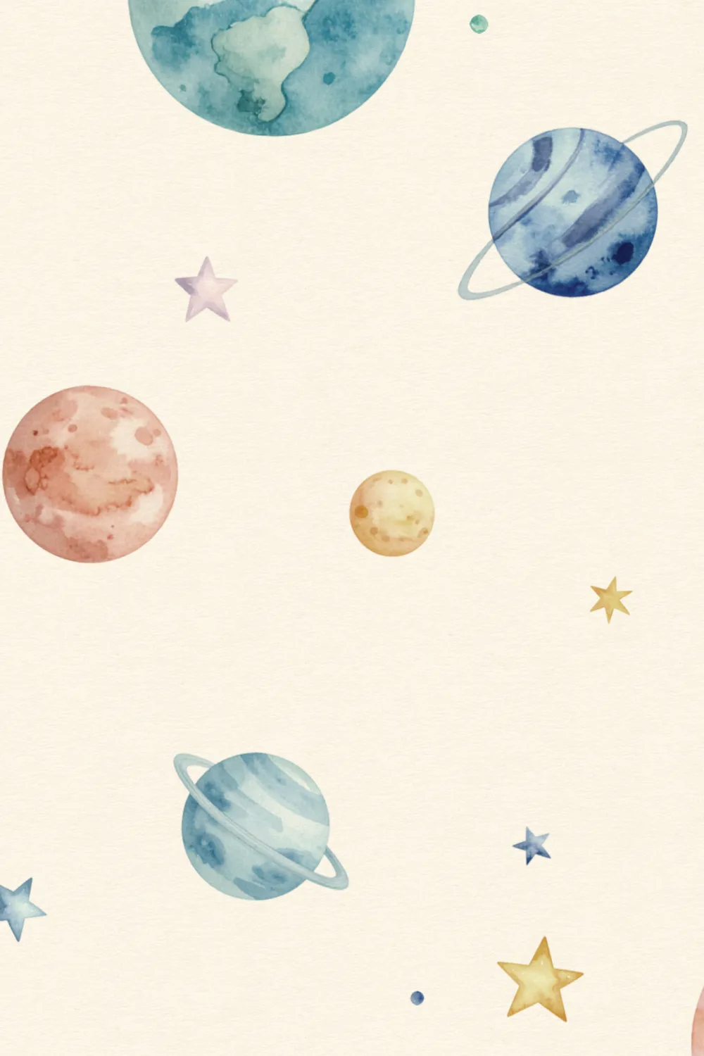 Murale Multicolor Space Adventure