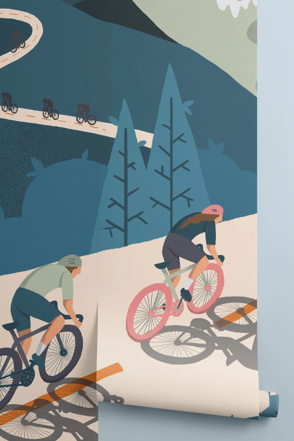 Carta da Parati Gara Ciclistica