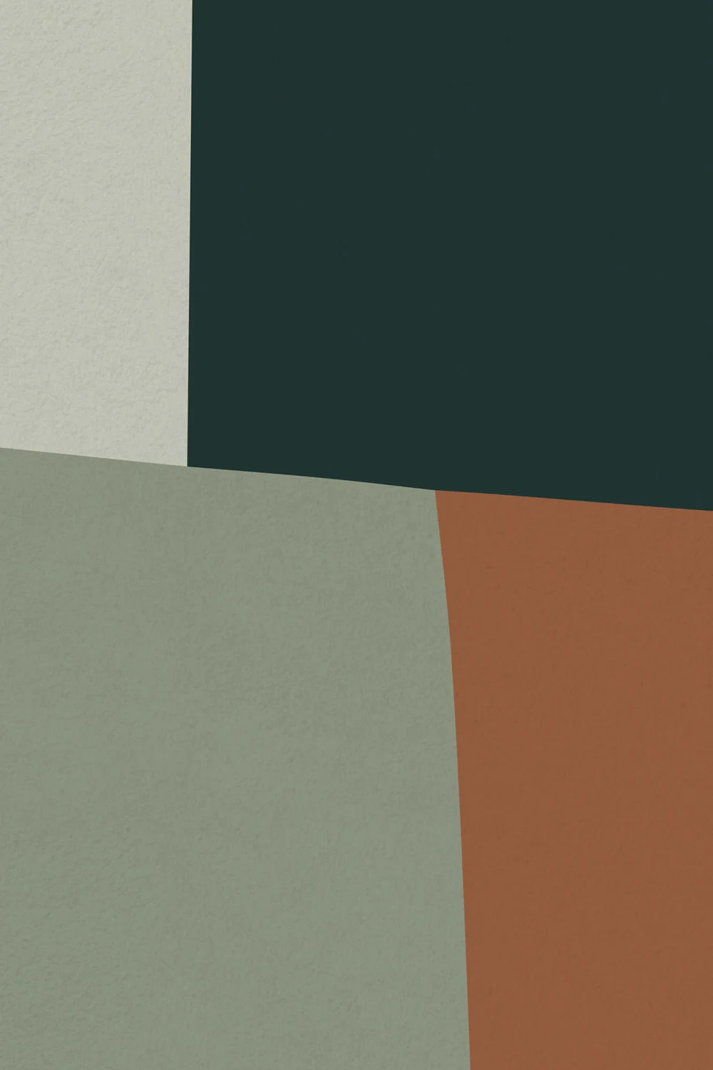 Pastel Colour Block Stripes Wallpaper Mural