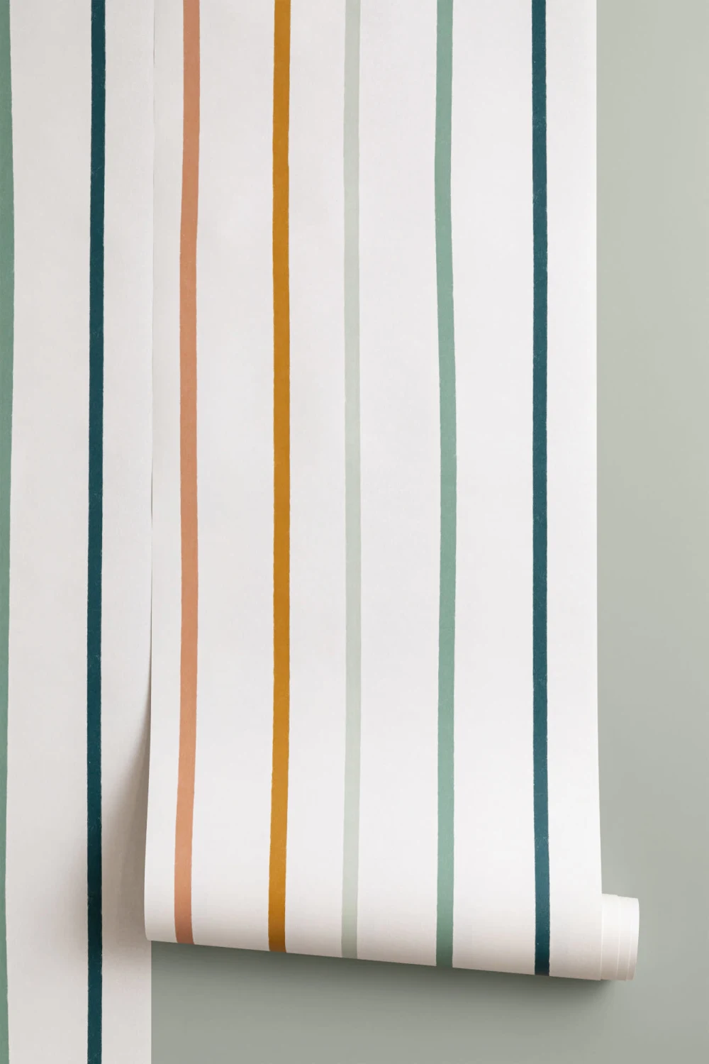 Earthy Vertical Rainbow Wallpaper