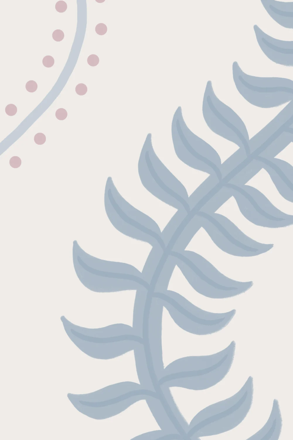 Blue and Pink Striped Pattern Mural for Tranquil Spaces