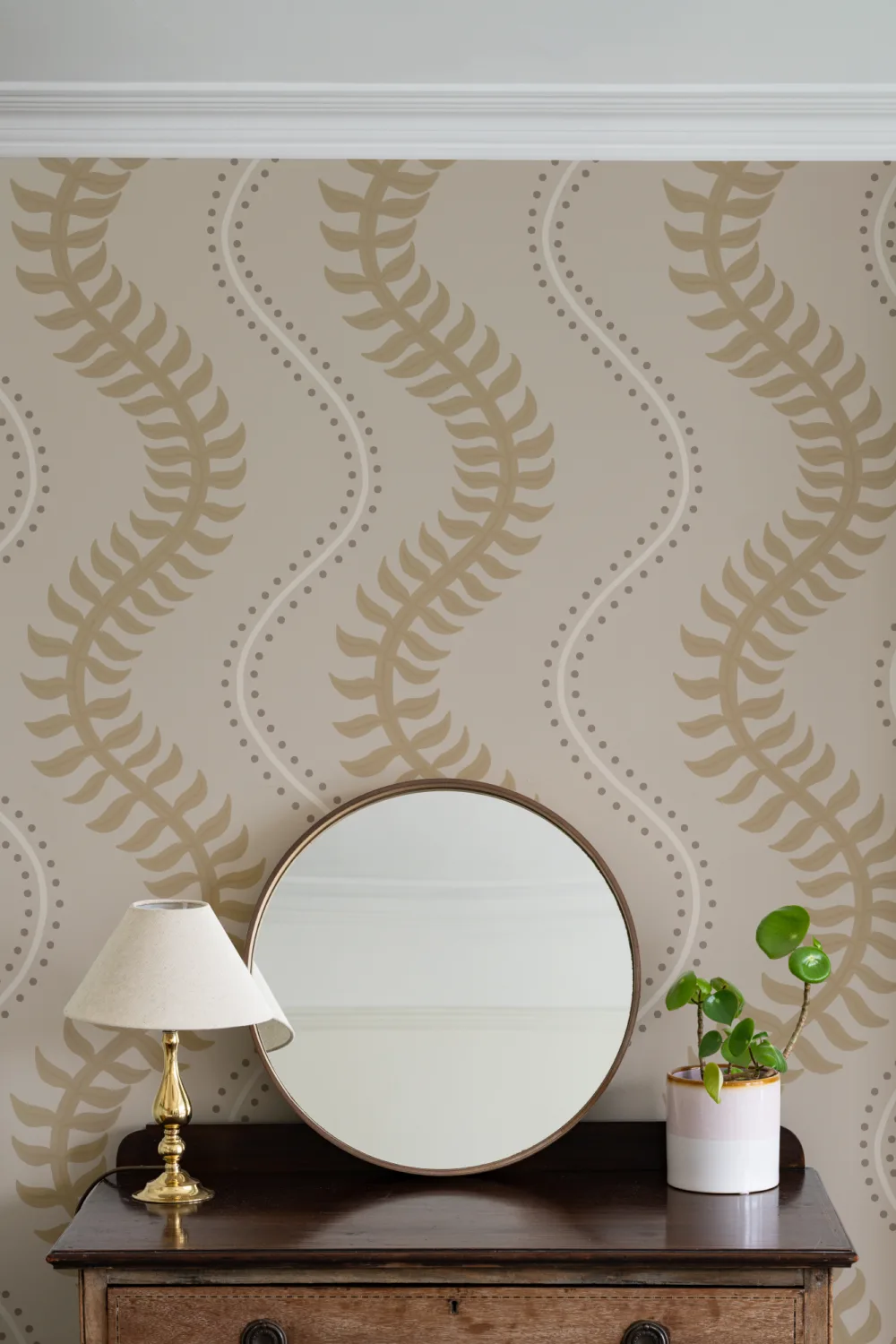 Yellow Wave Pattern Design Mural For Contemporary Spaces