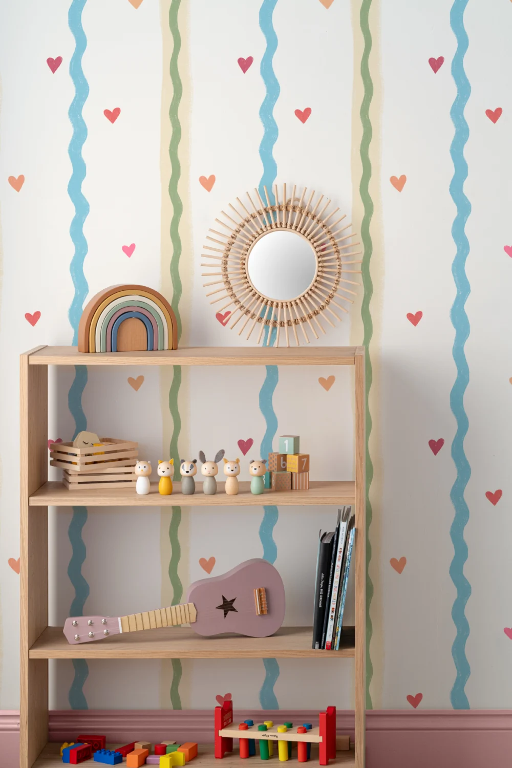 Charming Stripes Classic Cheerful Wall Mural