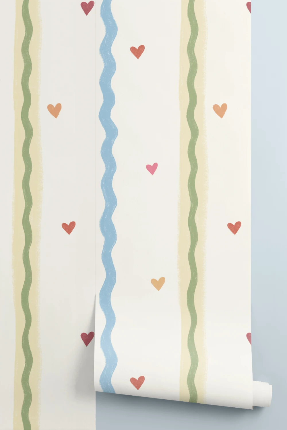 Charming Stripes Classic Cheerful Wall Mural