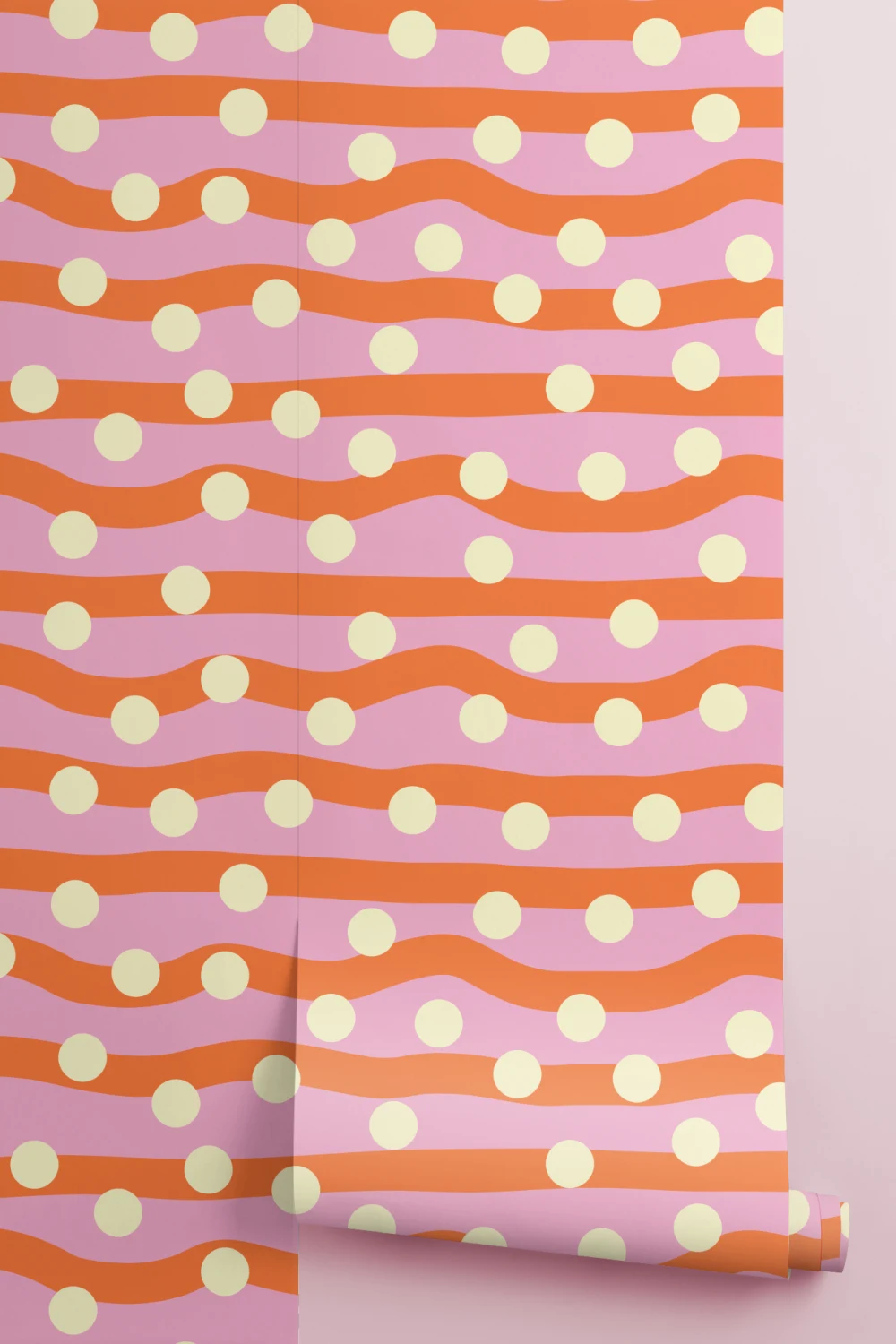 Elizabeth Olwen Polka Pop Red Mural