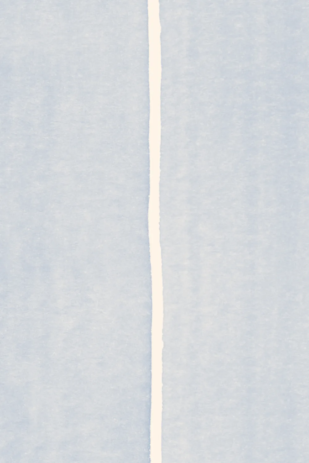 Blue Thick Vertical Stripes Watercolor Painted Wallpaper