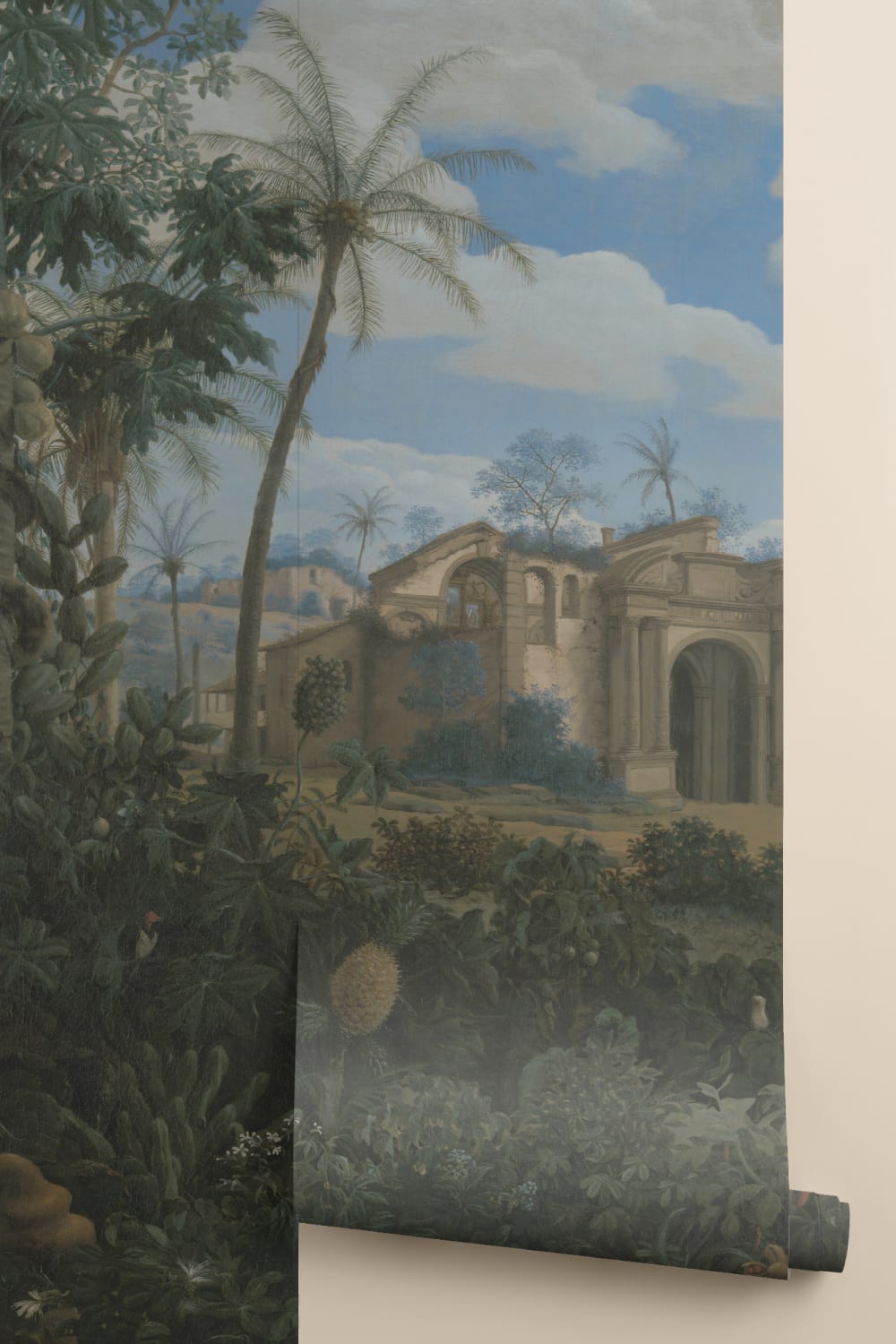 Frans Post Pittura di paesaggio Carta da parati