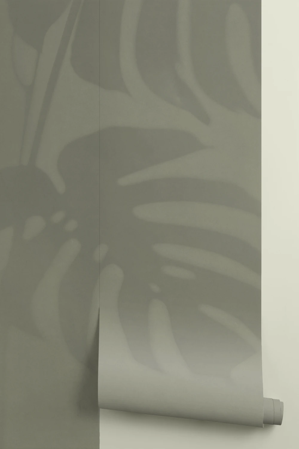 Carta da parati con foglie di Monstera verde