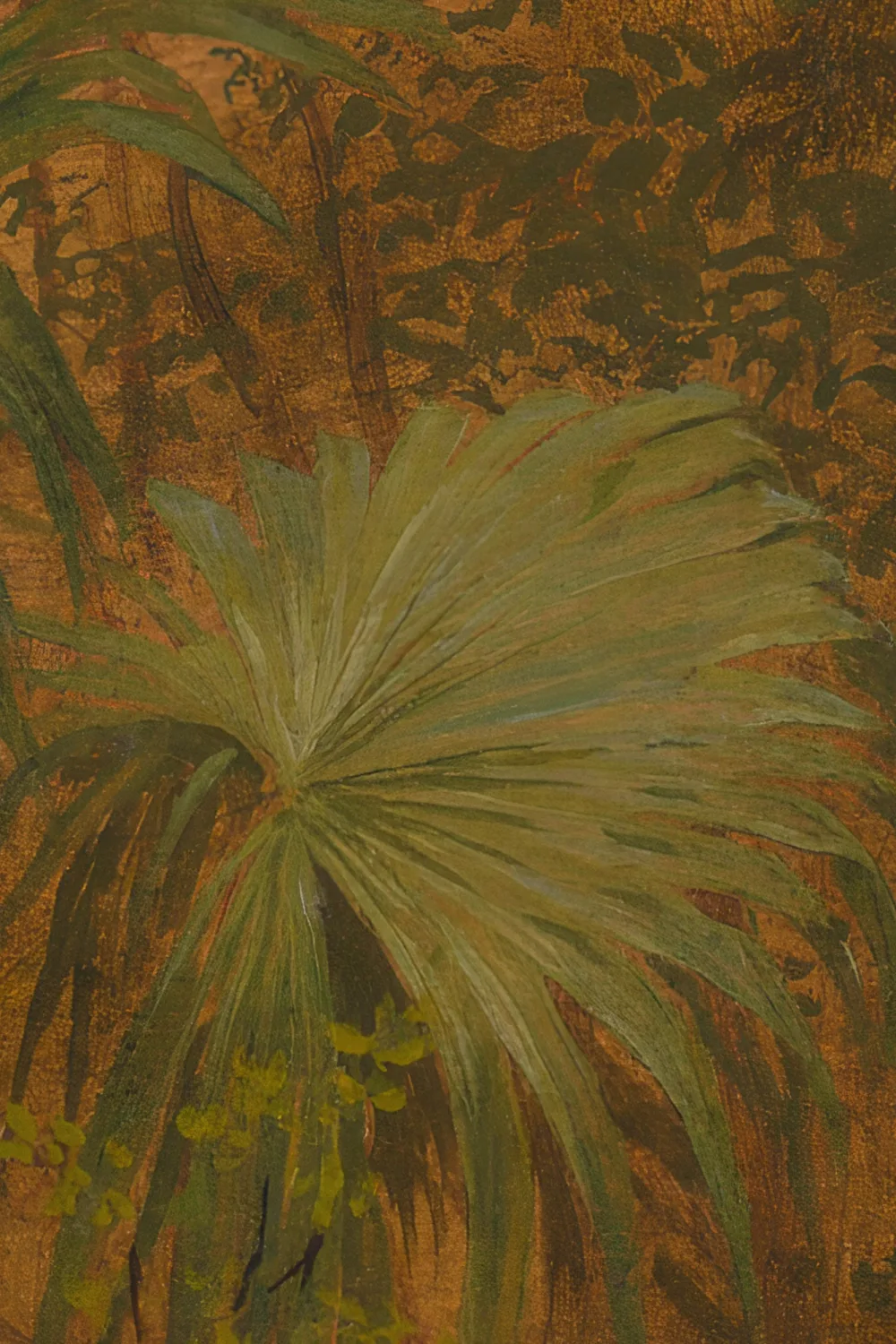 Tropical Jungle Oil Painting Mural