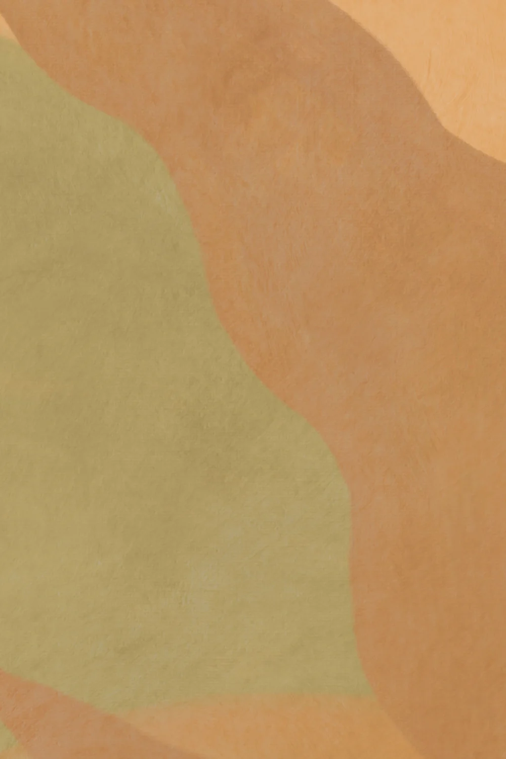 Papier peint panoramique de feuillage tropical abstrait orange