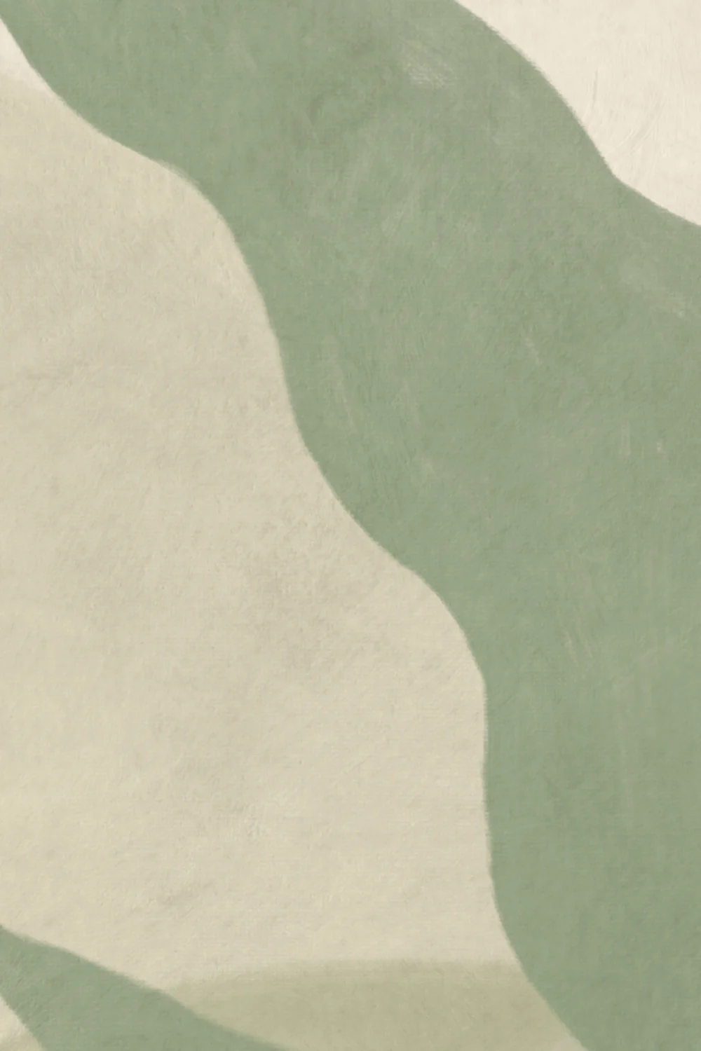 Green Abstract Tropical Foliage Mural