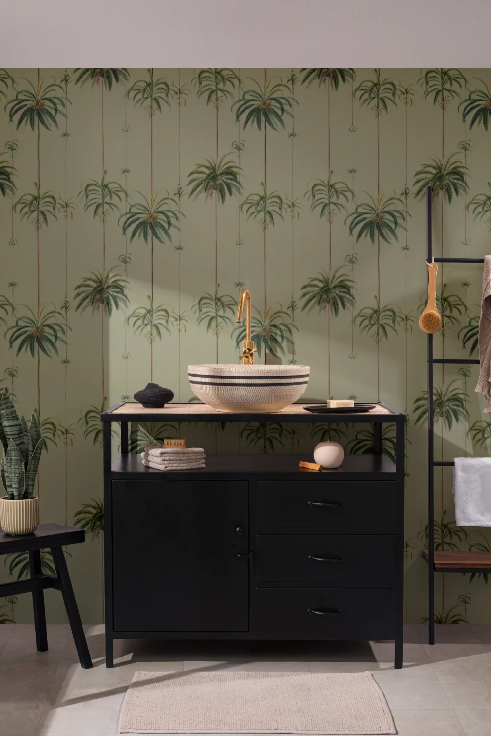 Sage dungi tropicale Palms tapet