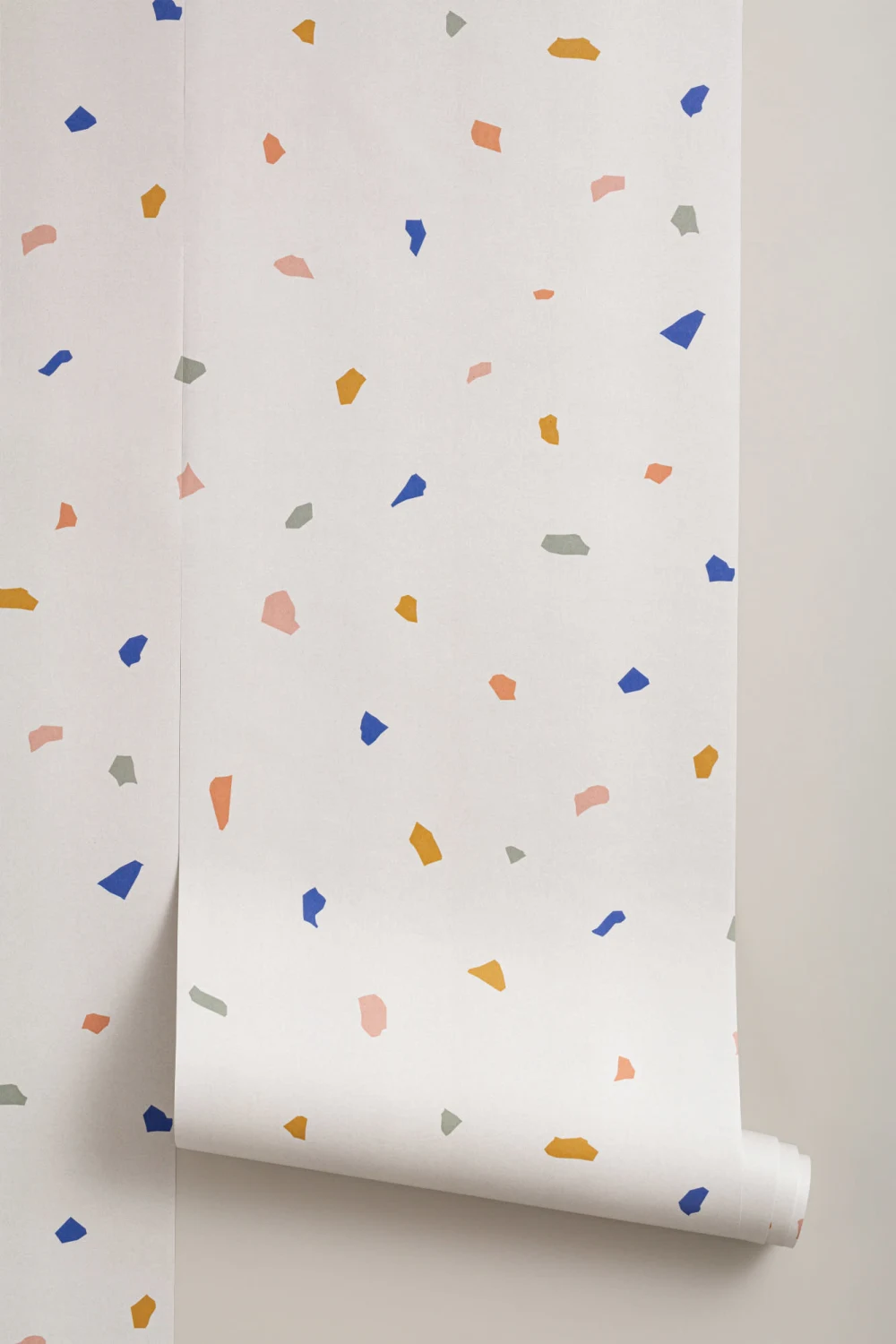Colorful Minimal Terrazzo Repeat Pattern Wallpaper