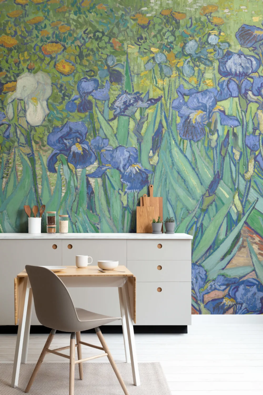 Papier Peint Panoramique Iris de Van Gogh