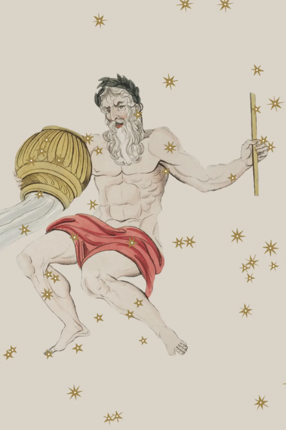 Bej ilustrat semne astrologice stele murale