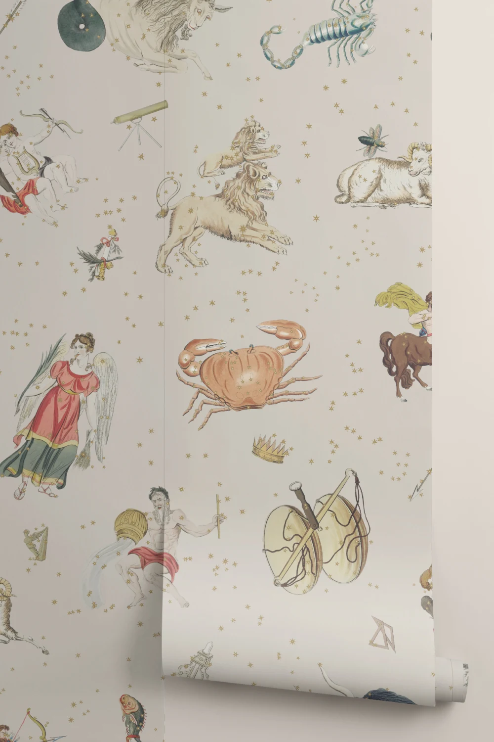Bej ilustrat semne astrologice stele murale