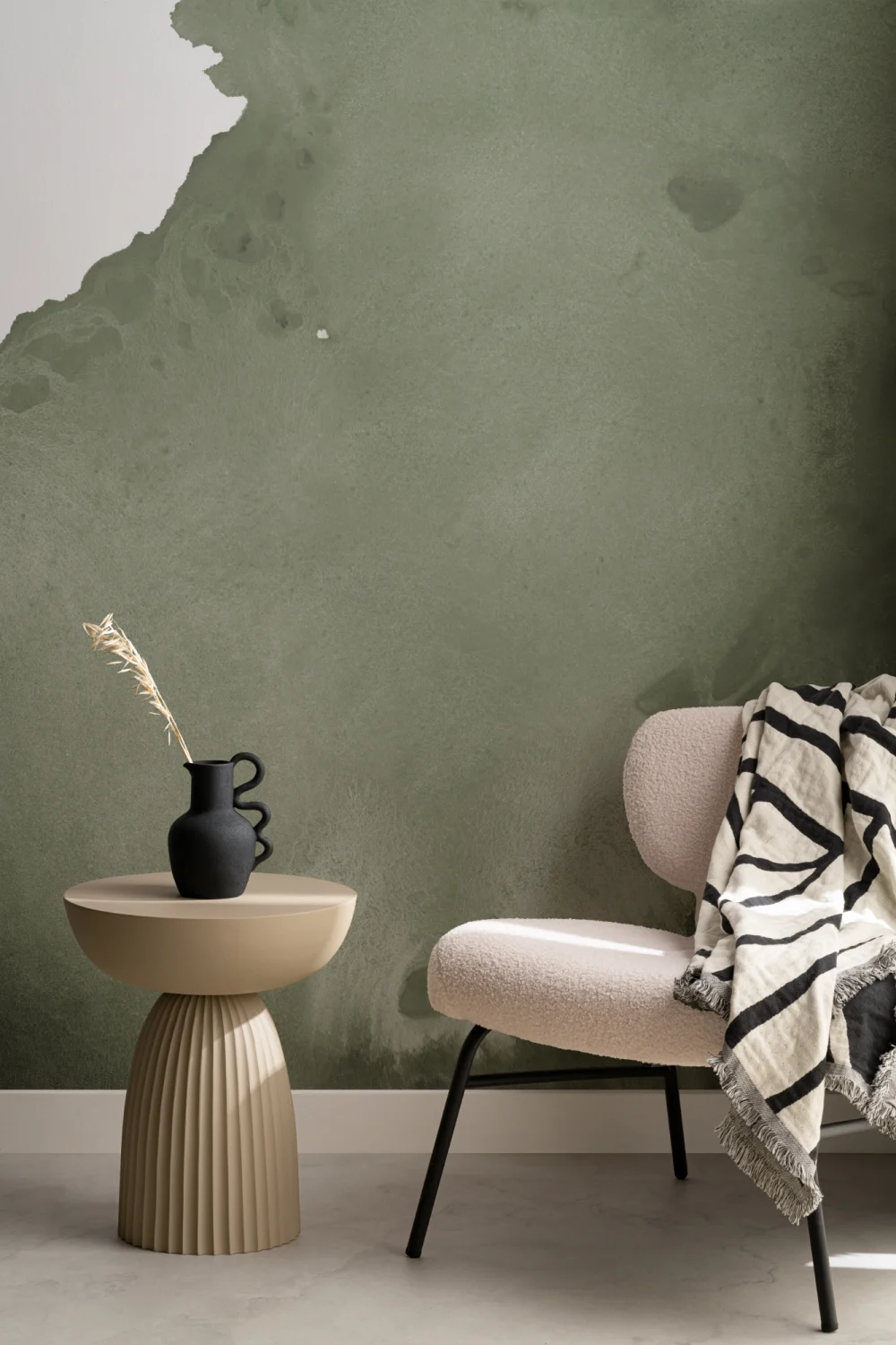 Pseudo Sage Watercolor Wallpaper Mural