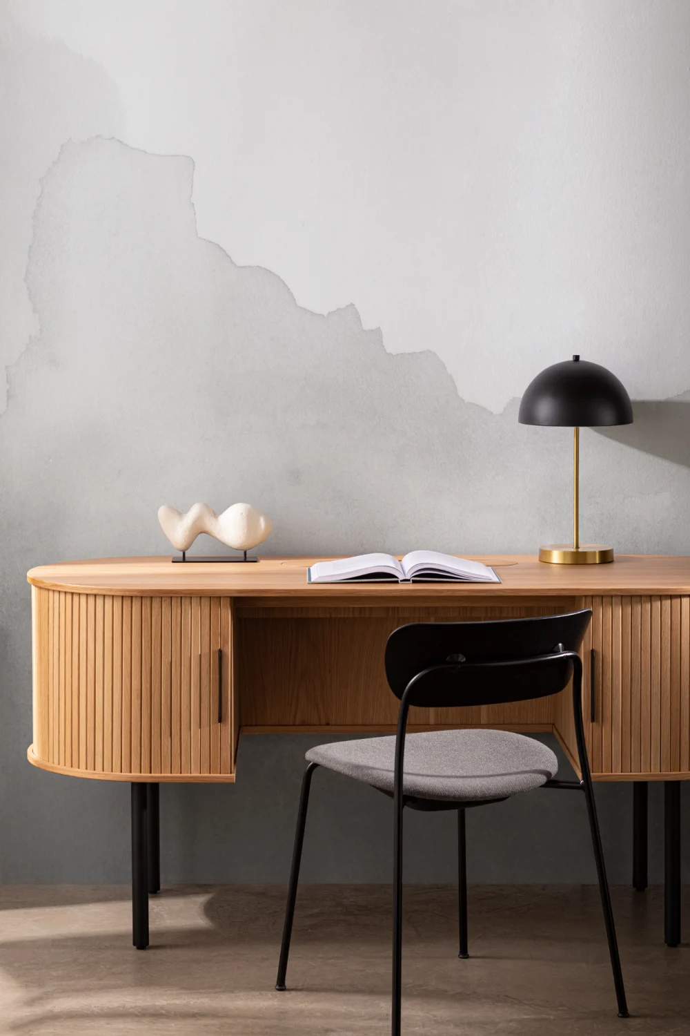 Gray Blend Watercolor Wallpaper Mural