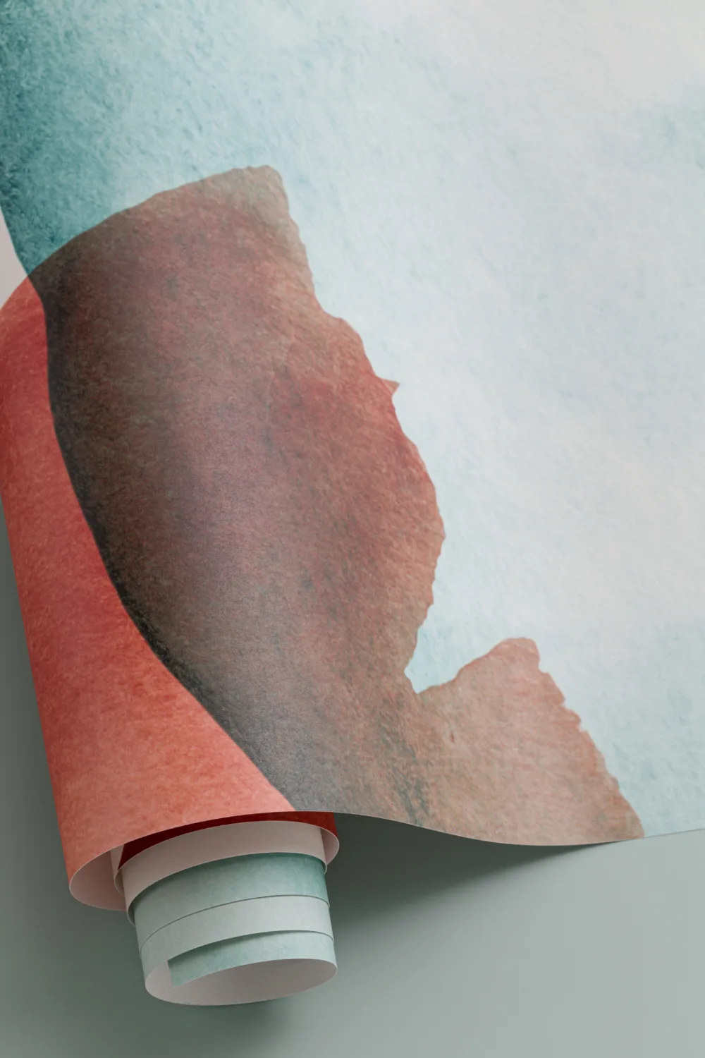 Multi-colorat Abstract acuarelă perie Strokes Wallpaper Mural