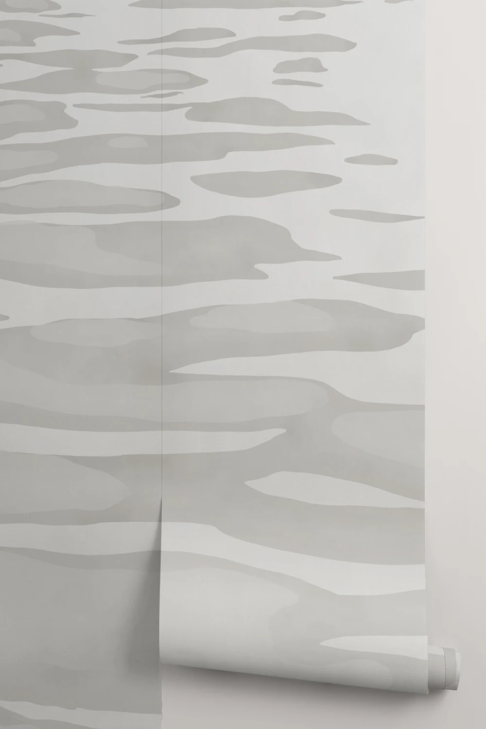 Beige handmålad mural-tapeter med vattenspridning