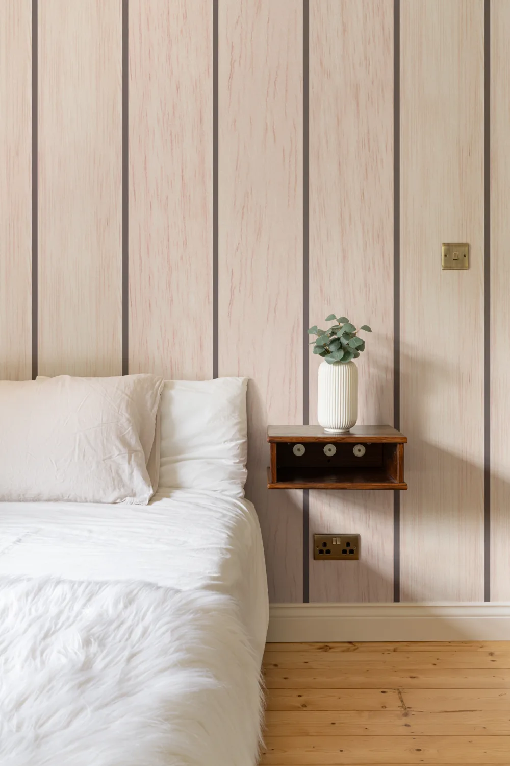Contemporary Wooden Cladding Wallpaper Mural