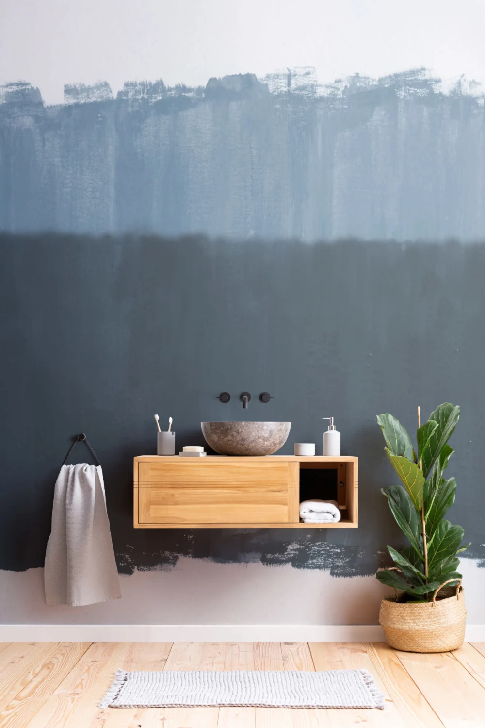 Altitude Blue Wallpaper Mural
