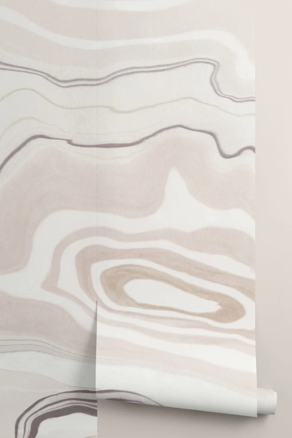 Japoneză Marbled Art tonuri neutre Suminagashi Wallpaper Mural