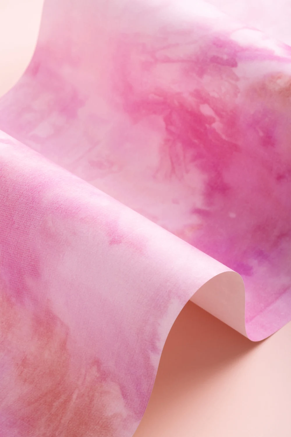 Mural Papel Pintado Tie Dye Rosa