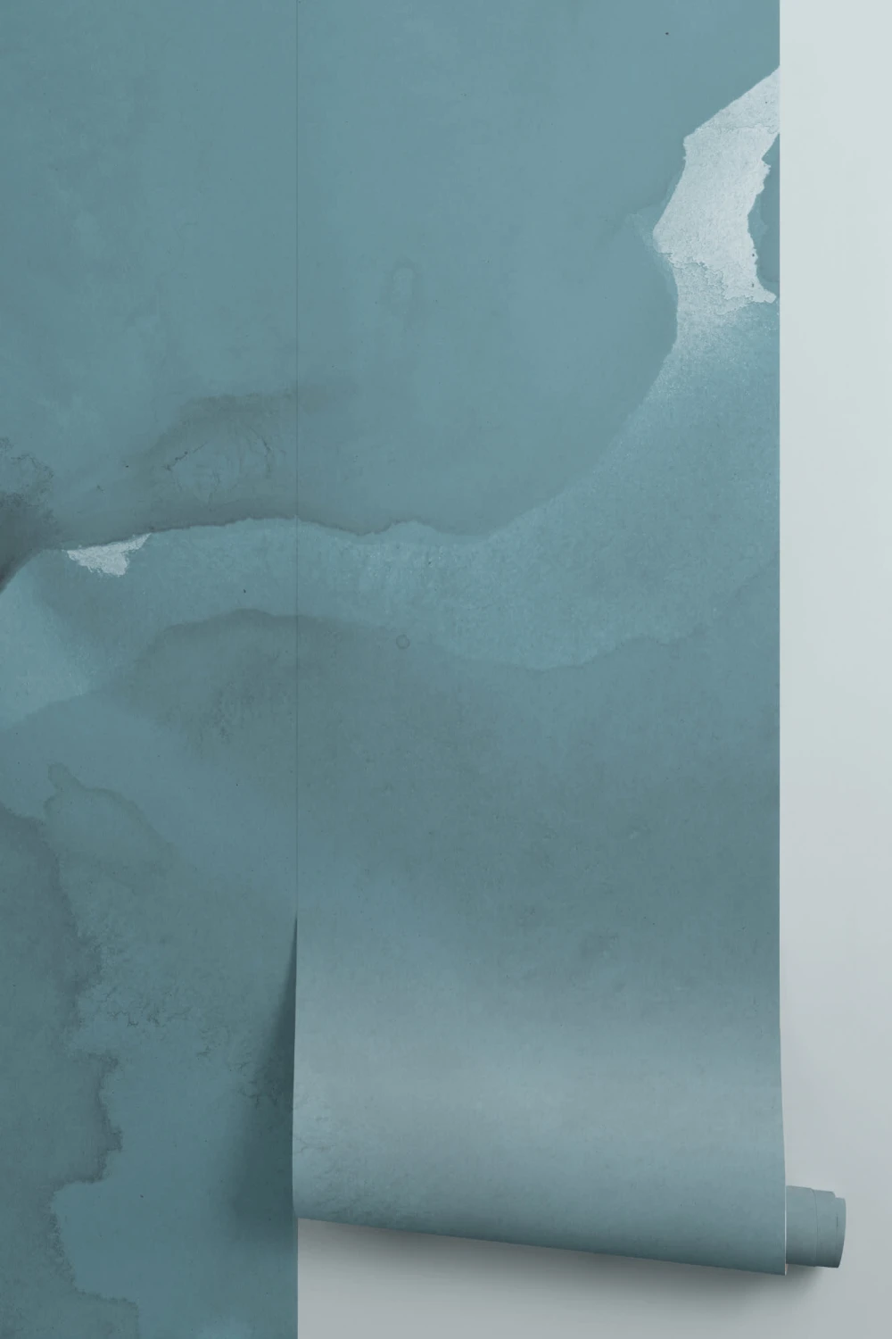 Envy Teal acuarelă Wallpaper Mural