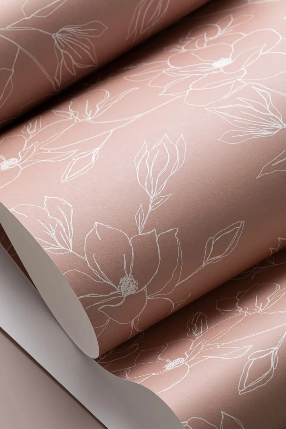 Roz Abstract Floral Repeat Pattern tapet