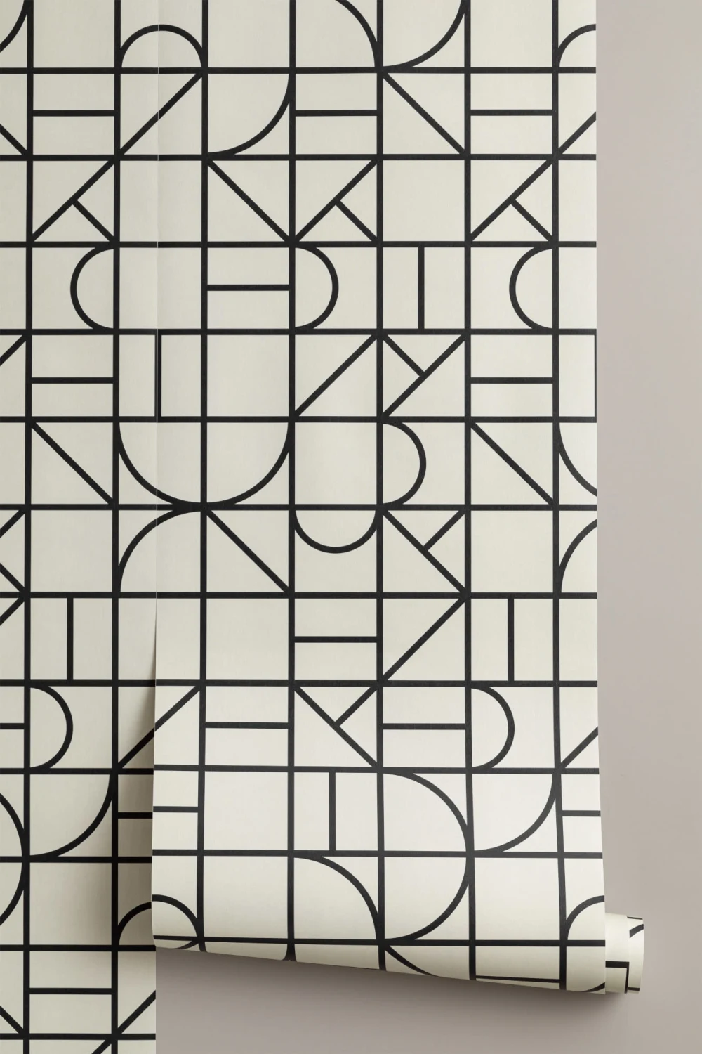 Monokrom moderne geometrisk rutenett tapet
