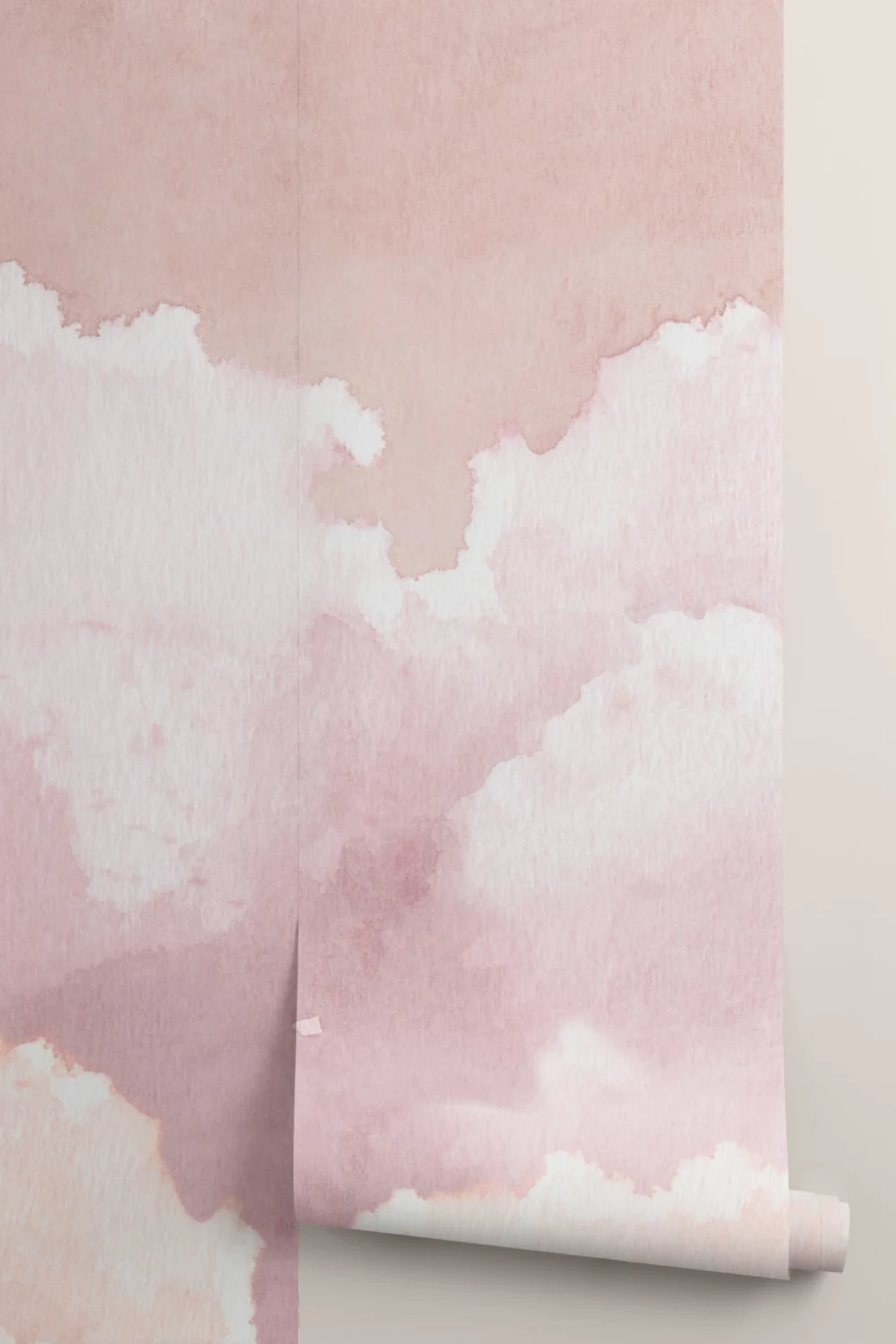 Carta da parati Nuvole Rosa