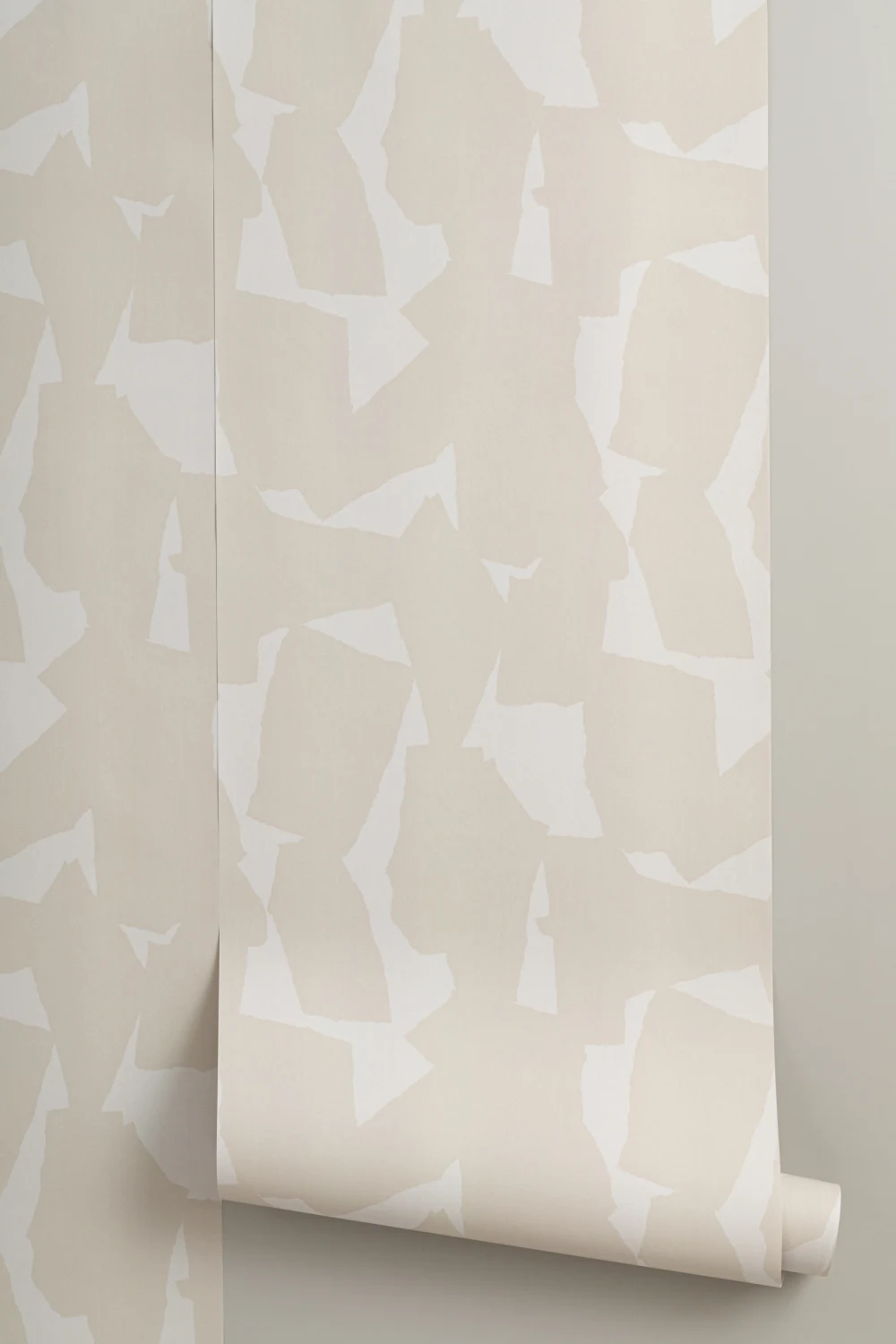 Neutral Tone Graphic Abstract Repeat Pattern Wallpaper