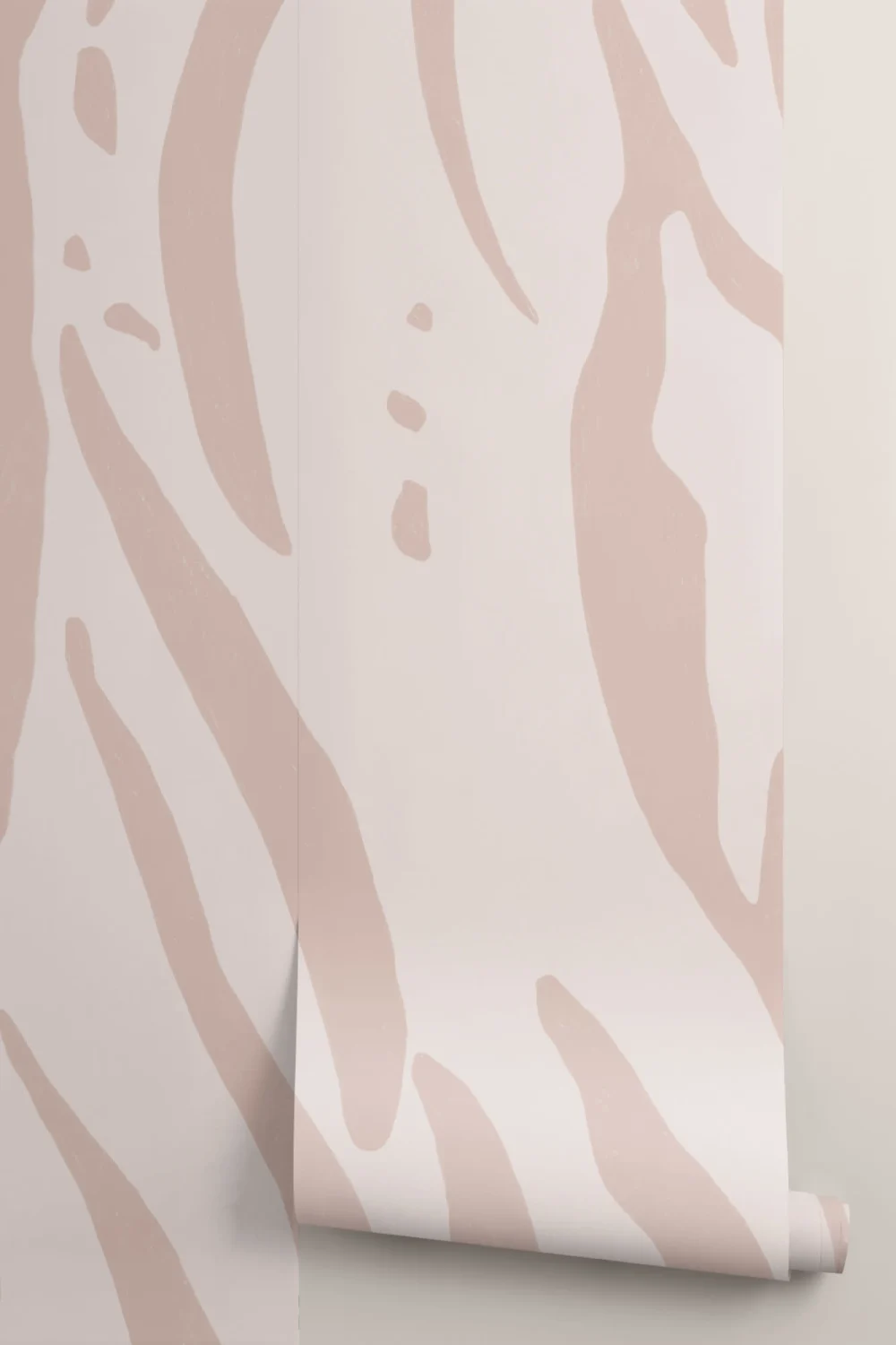Mural Papel Pintado Estampado Tigre Rosa