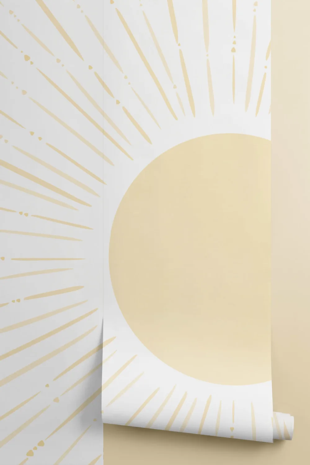 Kids Yellow Boho Sunshine Mural