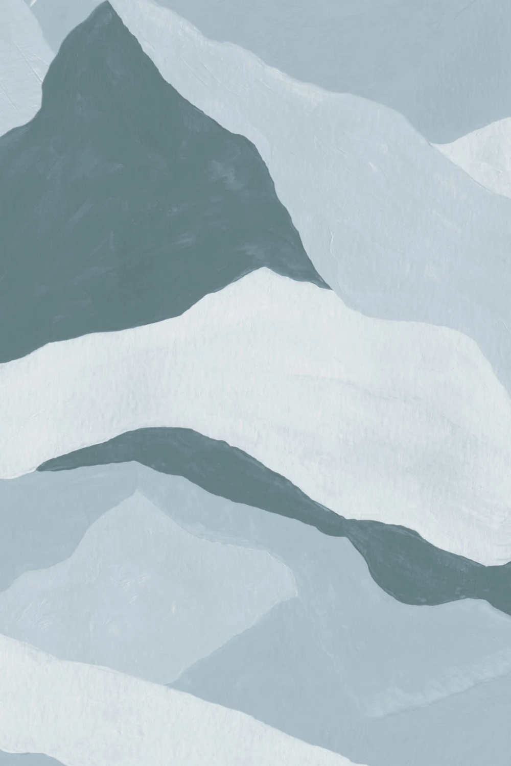 Blue Abstract Glacier Wallpaper