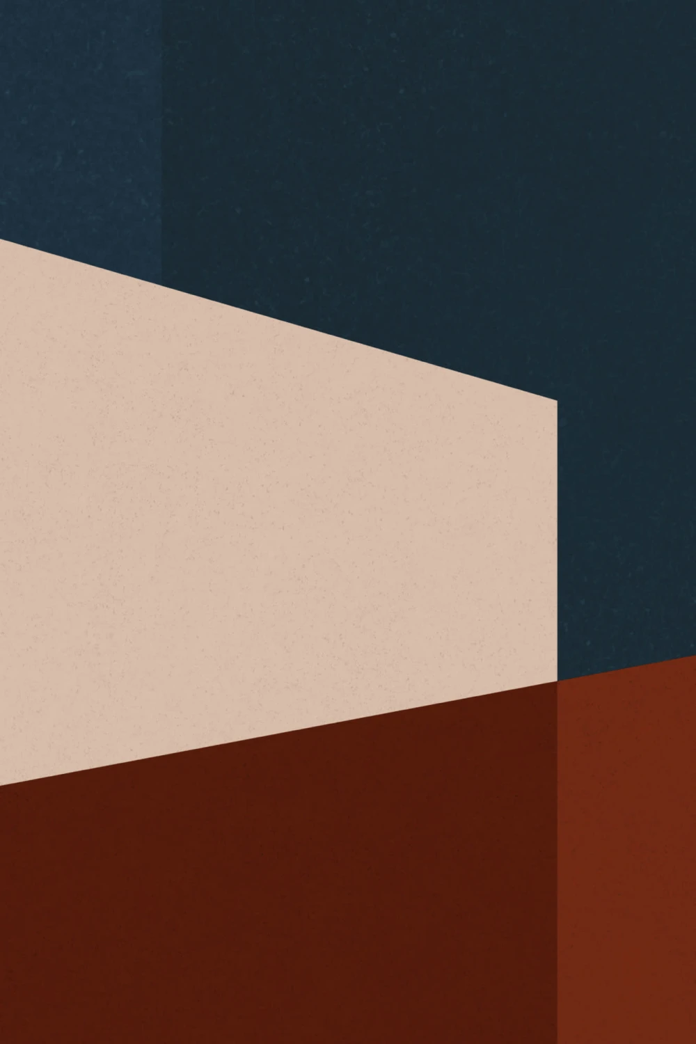 Modern Abstract Block Shapes Wallpaper Mural